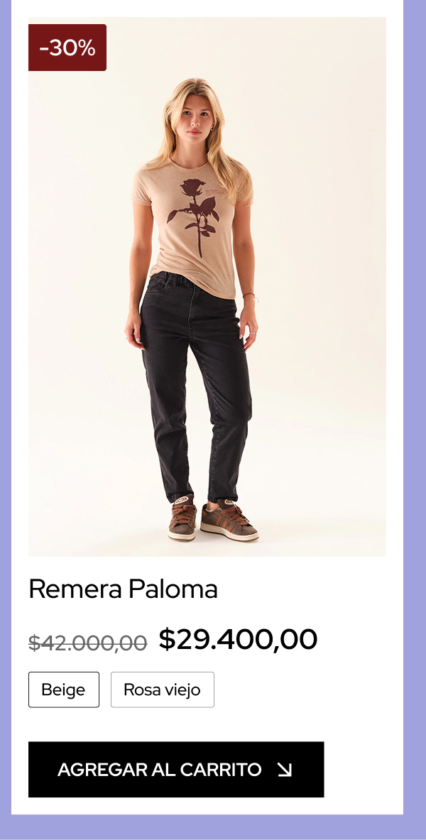 Remera Paloma